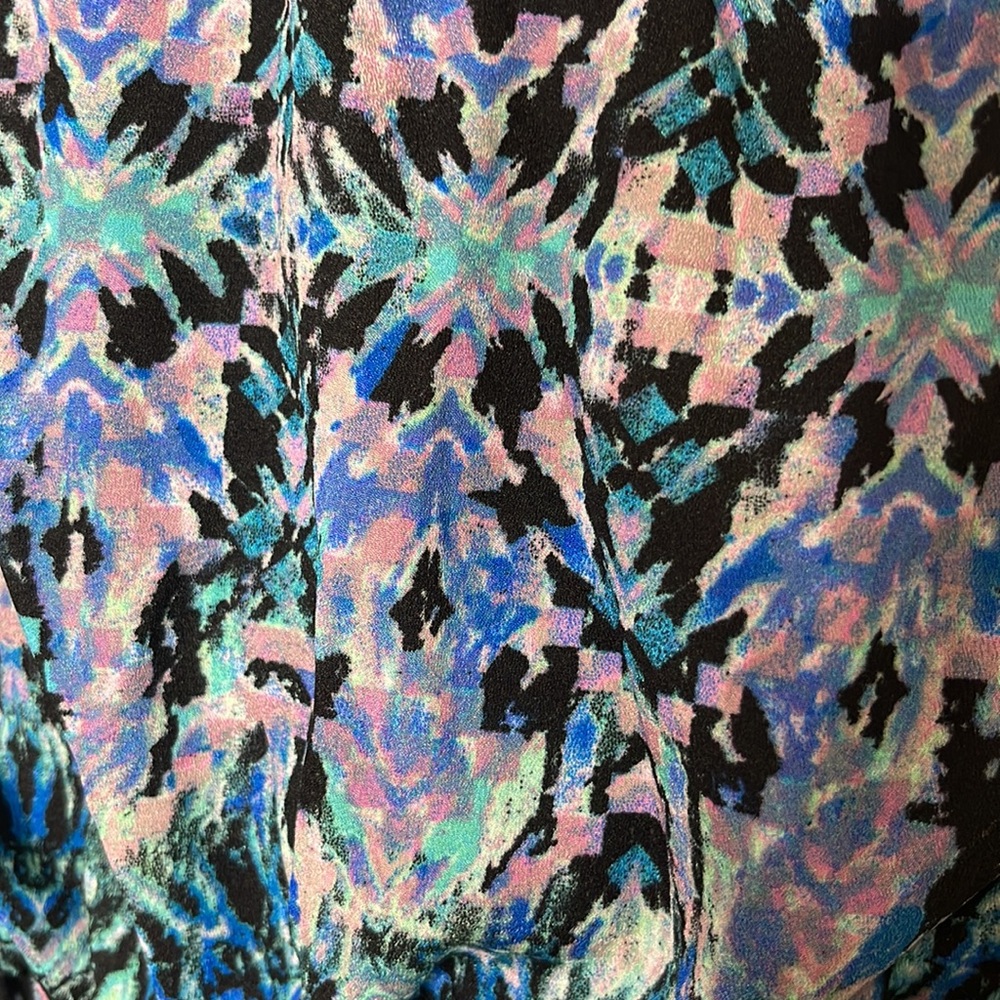 Multicolored Shoulderless Jumpsuit - image 2